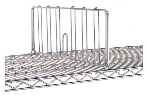 INSTOCK, 1 in x 18 in x 8 in, Steel, Wire Shelf Dividers - 55NY33|GRJDD18C - Grainger