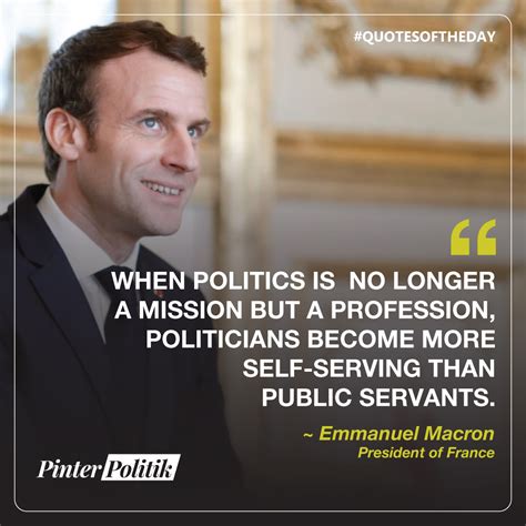 Quote Of The Day : Emmanuel Macron - PinterPolitik.com