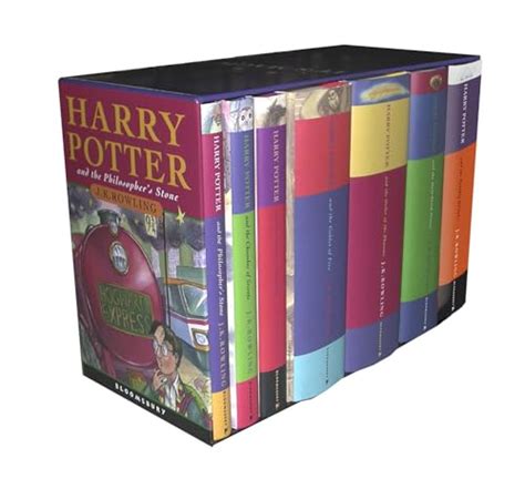 Harry Potter Hardcover Box Set (Books 1-7) (Children's Edition) - J.K. Rowling: 9780747593690 ...