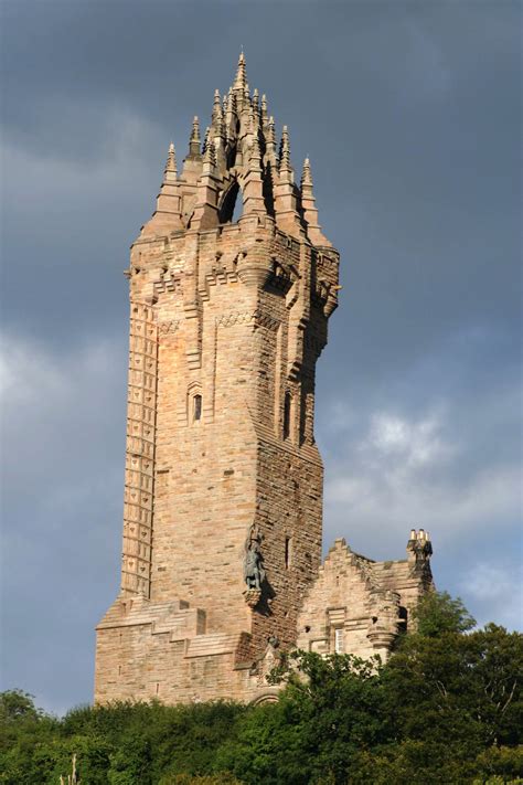 Wallace Monument, Scotland (1869) / http://www.electricscotland.com ...