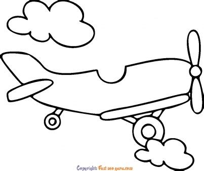 Airplane for kids coloring pages - Free Kids Coloring Pages Printable