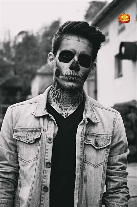 halloween idea for men 2017 | Halloween makeup, Halloween skull makeup ...