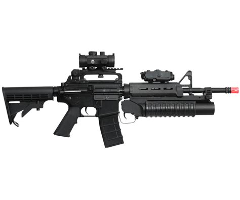 ANM Custom ICS Magpul M4 Airsoft Gun with M203 40mm Grenade Launcher ...