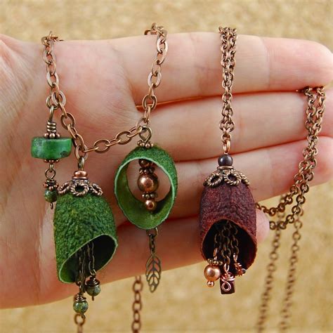 Silk Cocoon Necklaces | Silk Cocoon Jewelry collection. Two … | Flickr