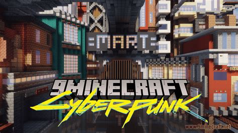 Cyberpunk Map (1.21.3, 1.20.1) - Cyberpunk Inspired Lobby - 9Minecraft.Net