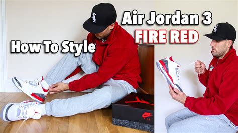 Jordan 3 Fire Red Outfit