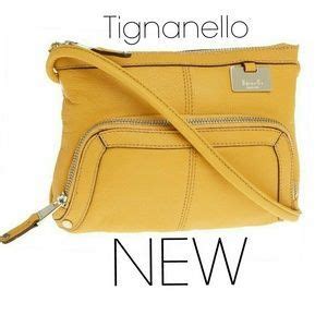 Found this mustard yellow Tignanello crossbody organizer | Leather ...