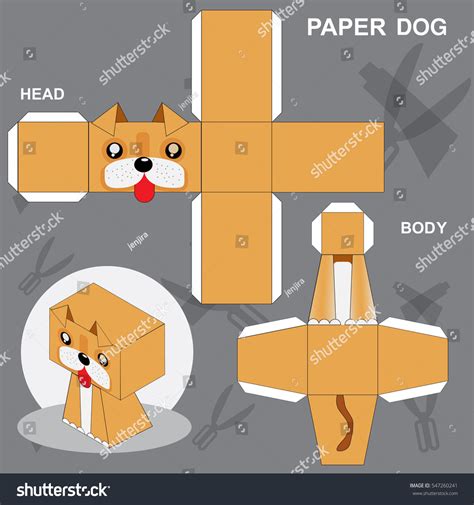 9,266 Animal Paper Craft Template Images, Stock Photos & Vectors | Shutterstock