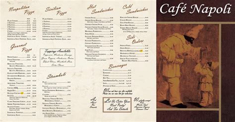 Cafe Napoli Menu Design by PulsarGraphics on DeviantArt