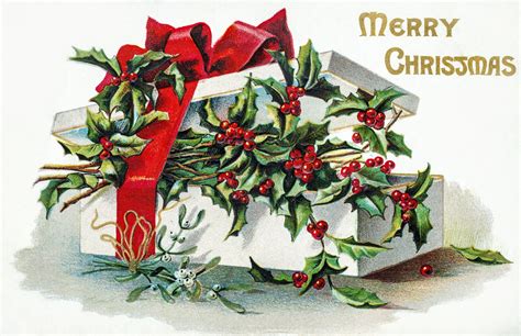 Christmas Gifts Vintage Art Free Stock Photo - Public Domain Pictures