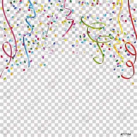 Colored streamers and confetti background for party or festival usage - stock vector 717194 ...