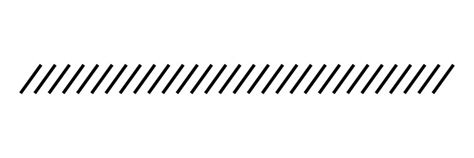 Slash line border diagonal parallel lines divider Vector Image