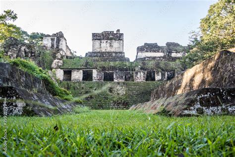 Mayan Ball Court at Tikal, National Park. Traveling guatemala, c Stock ...