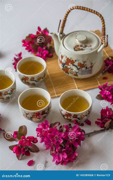 Cherry Blossom Japanese Tea Set