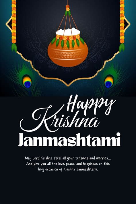 Happy Krishna Janmashtami! | Janmashtami wishes, Happy janmashtami ...