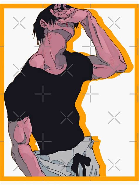 "Toji pose" Sticker for Sale by NicholsFellows | Redbubble