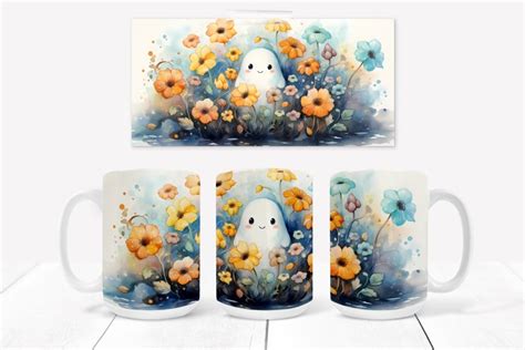 Halloween sublimation mug | Halloween ghost sublimation mug