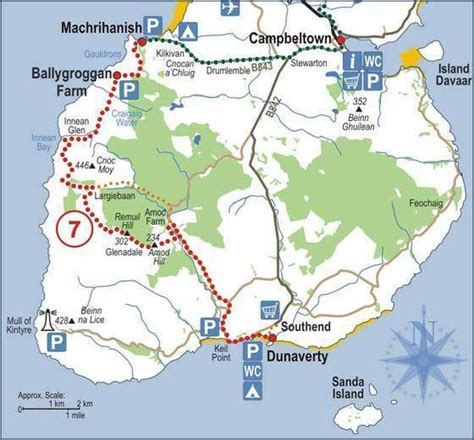 Mull of Kintyre map | Scotland travel, Scotland, Travel pictures