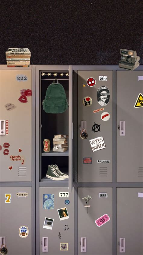 lockers #school #locker #moodboard #vintage #aesthetic Locker Ideas ...