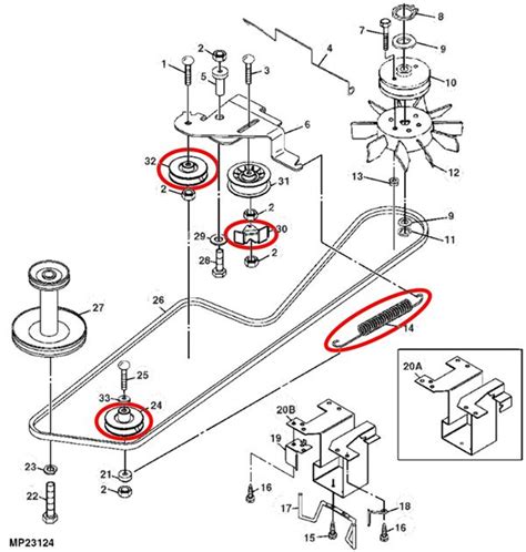 John Deere Lt155 Deck Belt Diagram