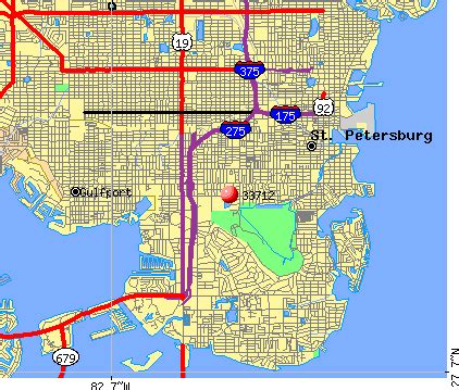 St Petersburg Fl Zip Code Map - Maps For You