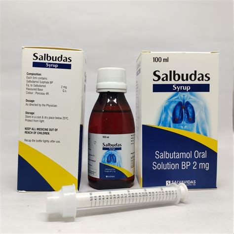 Salbutamol BP oral syrup ( Salbudas syrup) at Rs 30/bottle | Salbutamol Sulphate Syrup in Surat ...