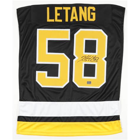 Kris Letang Signed #58 Jersey Swatch (Letang) | Pristine Auction