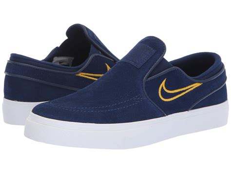 Lyst - Nike Zoom Stefan Janoski Slip-on - Suede (black/gunsmoke/gum Light Brown) Men's Skate ...