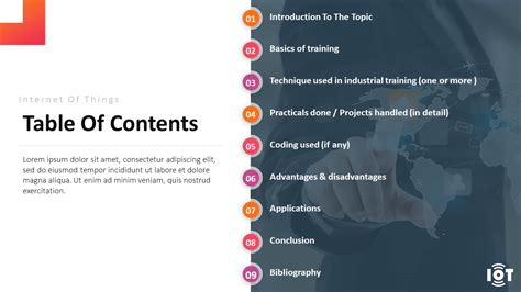 Table Of Contents PowerPoint Template | lupon.gov.ph