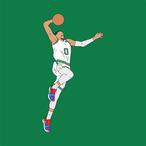 Jayson Tatum Slam Dunk - Jayson Tatum - T-Shirt | TeePublic