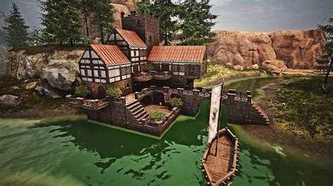 HOW TO BUILD A MEDIEVAL HOUSE [TIMELAPSE] - CONAN EXILES | Conan exiles ...