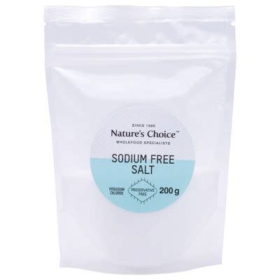 Buy Nature's Choice Sodium Free Salt (Pot Chloride) Online | Faithful to Nature