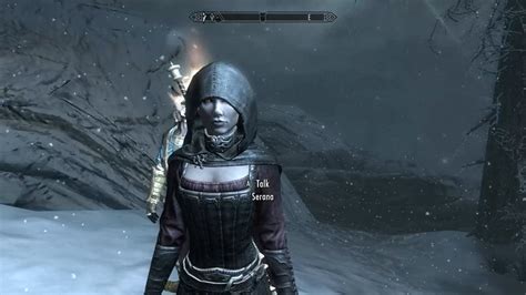 I just got Serana out of Dimhollow Crypt, and she already can't make up her mind on what she ...