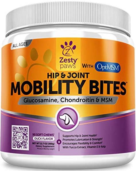 Glucosamine for Dogs - Hip & Joint Supplement for Dog Arthritis Pain Relief - With Chondroitin ...