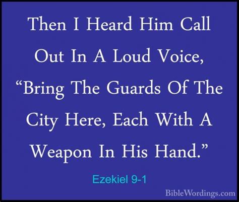 Ezekiel 9 - Holy Bible English - BibleWordings.com