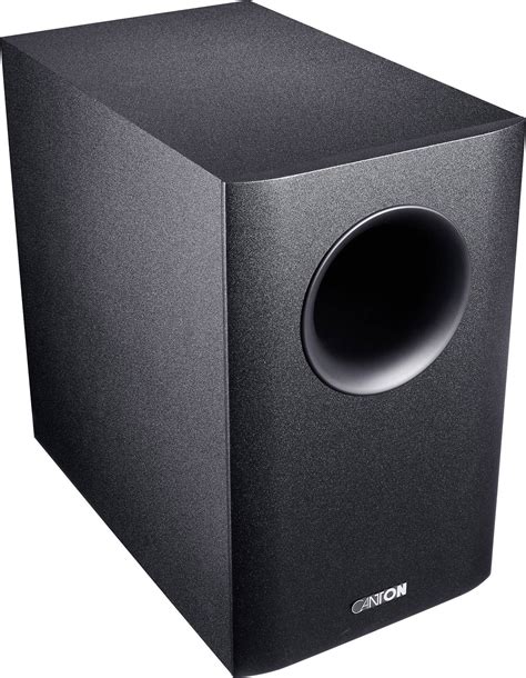 Canton AS 2020 SC Hi-Fi subwoofer Black 100 W 38 Hz - 150 Hz | Conrad.com