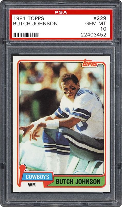 Auction Prices Realized Football Cards 1981 Topps Butch Johnson