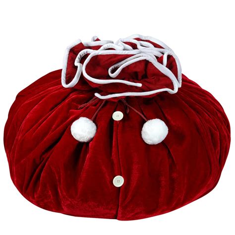 Haute Decor Santa's Surprise™ 80" Red & White Christmas Hideaway Tree Skirt | Michaels