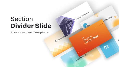 Section Divider PowerPoint Template | Powerpoint templates, Business ...