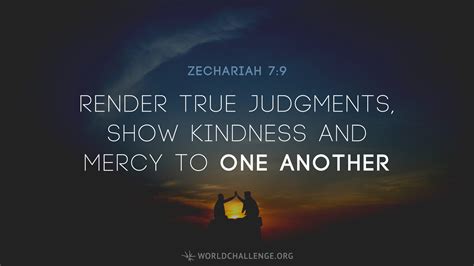 Zechariah 7:9 | worldchallenge.org