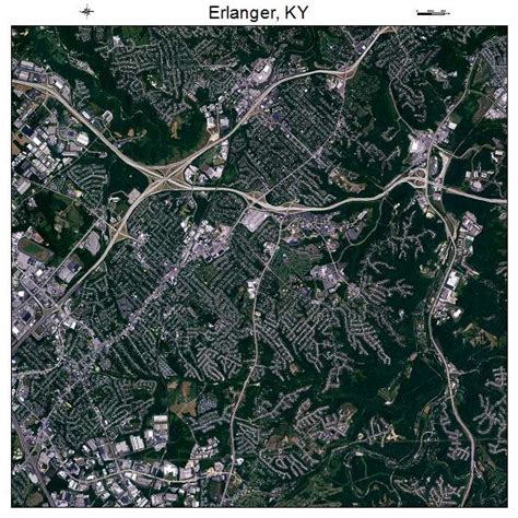 Aerial Photography Map of Erlanger, KY Kentucky