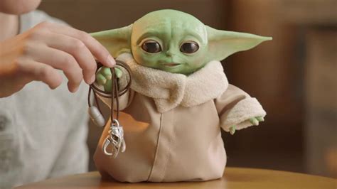 Hasbro's Baby Yoda Animatronic Figure in Action