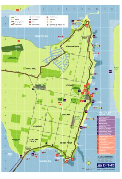 Redcliffe Tourist Map - Redcliffe • mappery