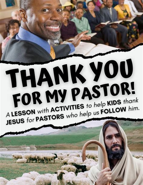 Thank You for My Pastor! – Kids Enjoying Jesus