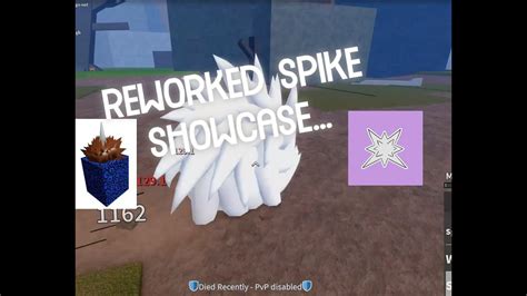 BLOX FRUITS[REWORKED SPIKE SHOWCASE] - YouTube