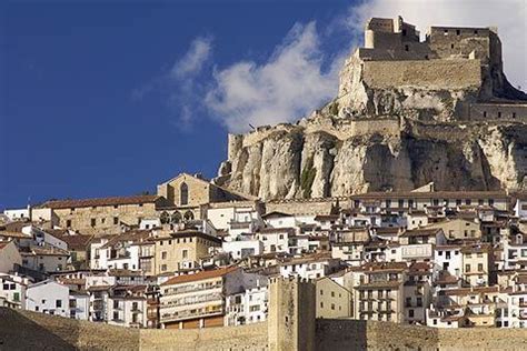 Visit Morella, Spain; with its medieval castle and well preserved defensive walls