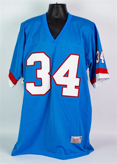 Lot Detail - 2000's Earl Campbell Houston Oilers NY Sports Throwback Jersey