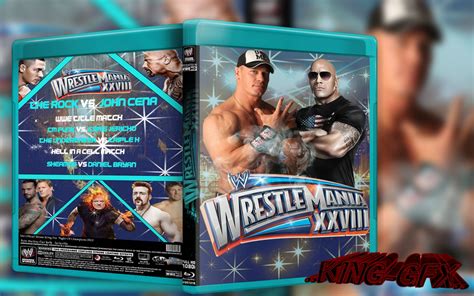 NEW WWE WrestleMania 28 Blu Ray Cover by hohogfx on DeviantArt