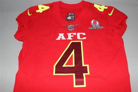 NFL Auction | NFL - RAIDERS DEREK CARR GAME ISSUED 2017 AFC PRO BOWL ...