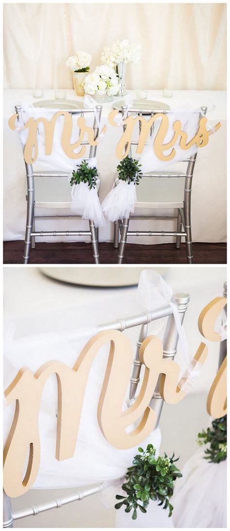 21 Cutest + Most Creative Mr and Mrs Signs for Your Wedding!